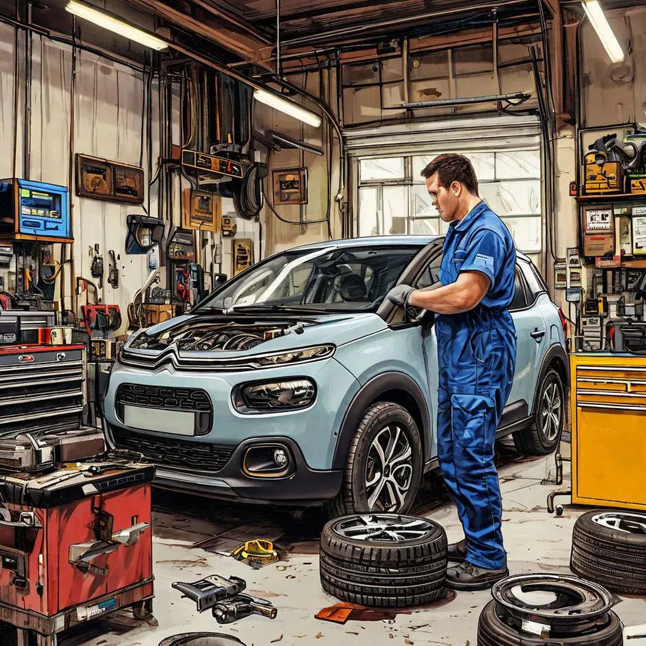 Выполнение шиномонтажа Ситроен Джампер